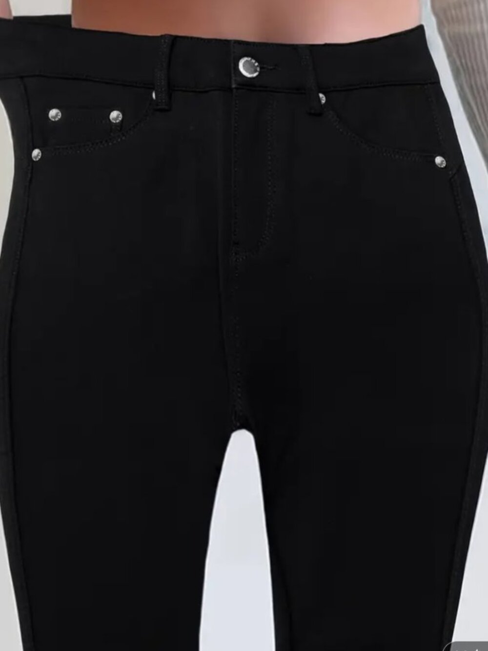 NWT Black Skinny Pants – Size L (12) – Stretch – High Waist